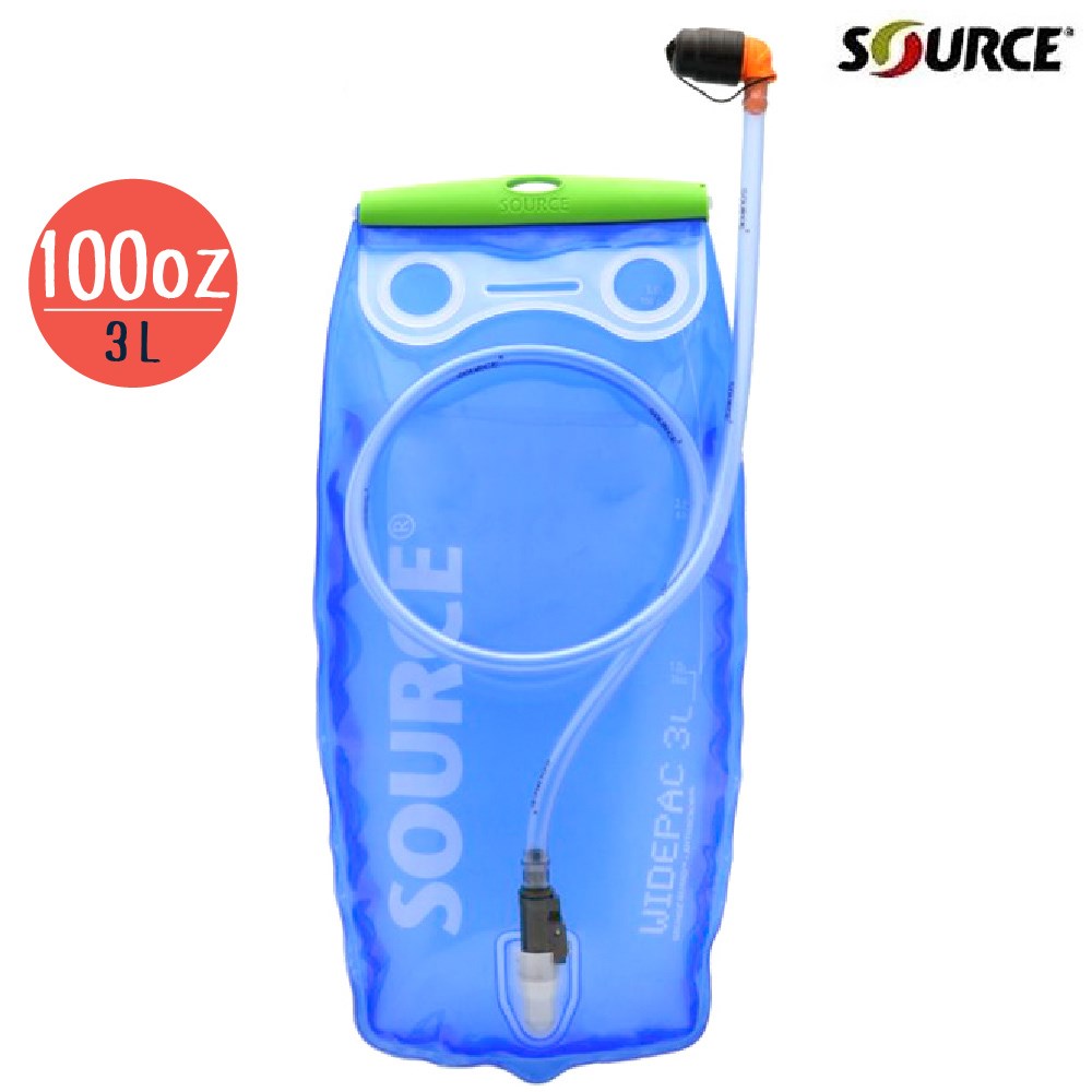SOURCE Widepac 抗菌水袋 3L/100oz 2060220203 露營 登山 水袋 水壺