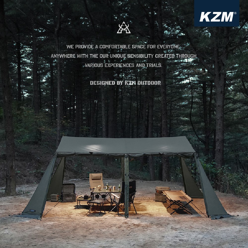 KAZMI KZM OSCAR 工業風奧斯卡4人帳 可加購專用掛窗 四人帳 露營 帳篷