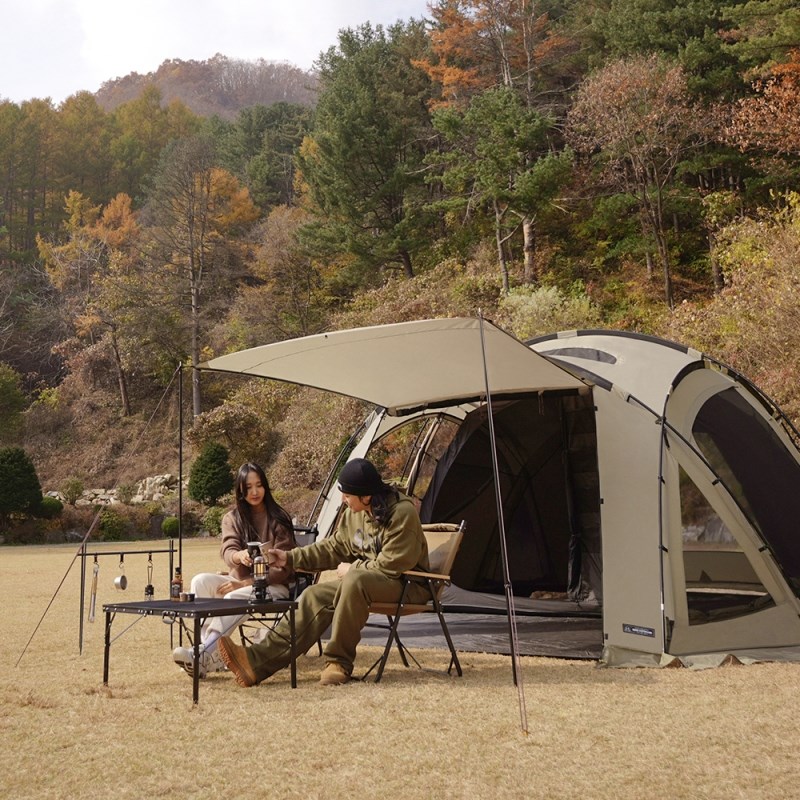KAZMI KZM GOTLAND 沙島四人帳-外帳含頂布 贈專用掛窗 可加購內帳 帳篷 露營