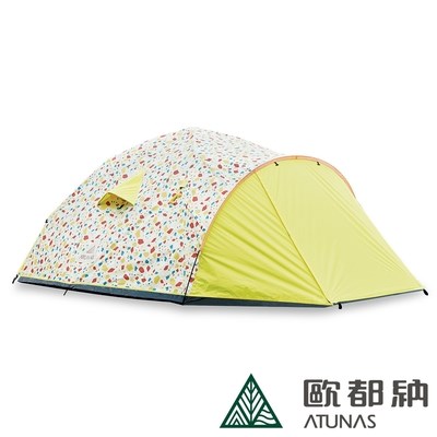 ATUNAS 歐都納 4-5人前延伸雙門快速帳 A2TECC02 露營帳篷 快速帳篷 帳篷 露營