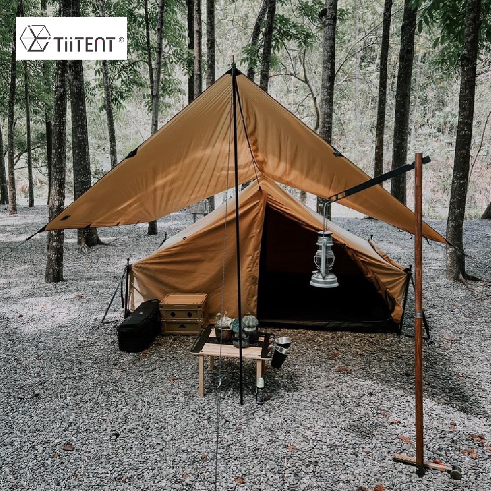 TiiTENT 沐夏帳 卡其 Mucha TENT 二人帳 科技棉 帳篷 雙人帳