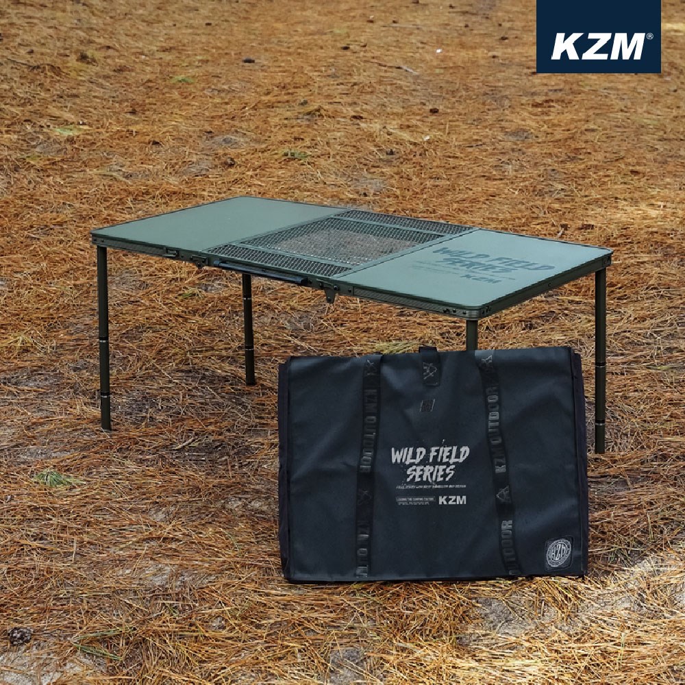 KAZMI KZM IMS 工業風三折燒烤桌 燒烤桌 折疊桌 野炊 露營
