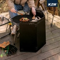 KAZMI KZM 風格檔風板(L) 奶茶色/黑色 大型擋風版 防風 抗風