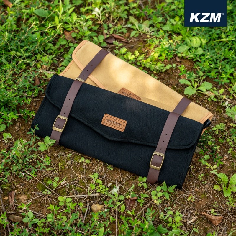 KAZMI KZM 風格工具收納袋 卡其/黑色 工具收納袋 營釘收納袋
