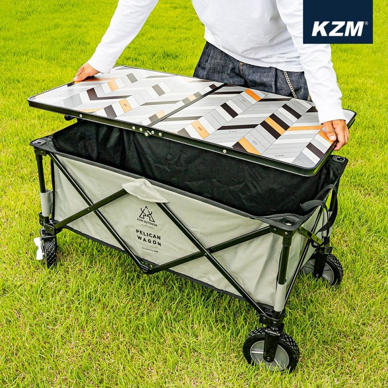 KAZMI KZM 多功能露營折疊手拉車專用桌板 不含手拉車 桌板