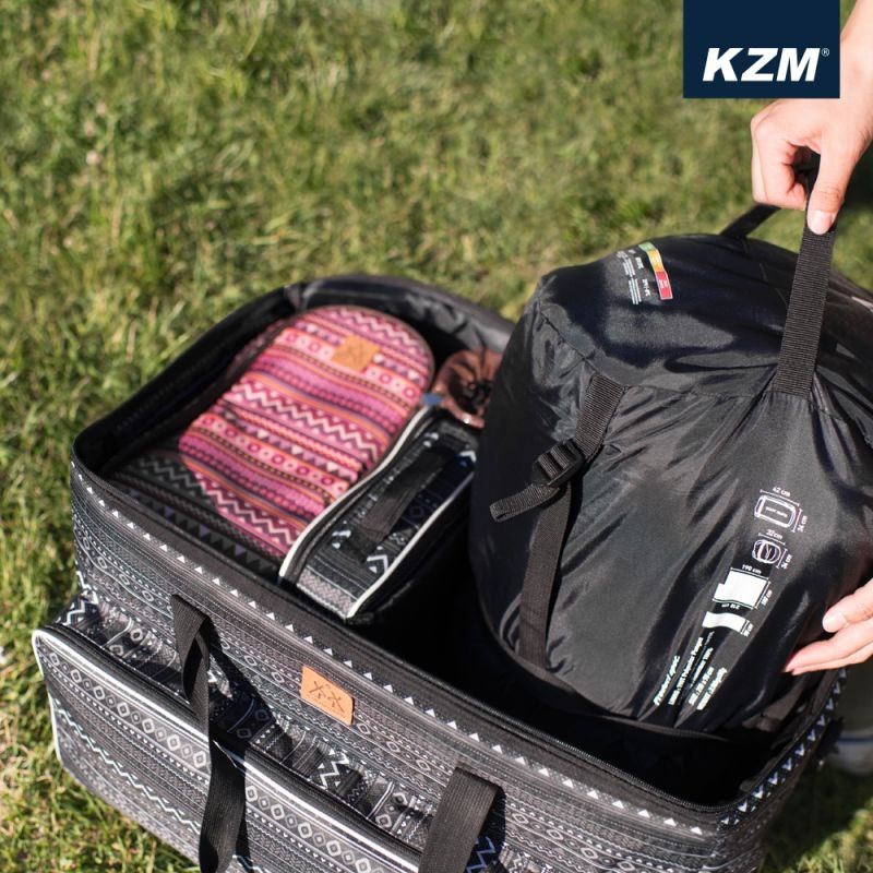 KAZMI KZM 彩繪民族風裝備收納袋100L 收納袋 裝備袋 工具袋 露營