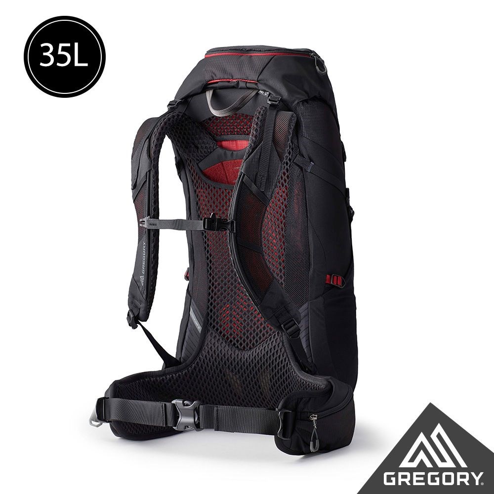 Gregory 35L ZULU登山背包 火山黑 M/L GG146671 登山包