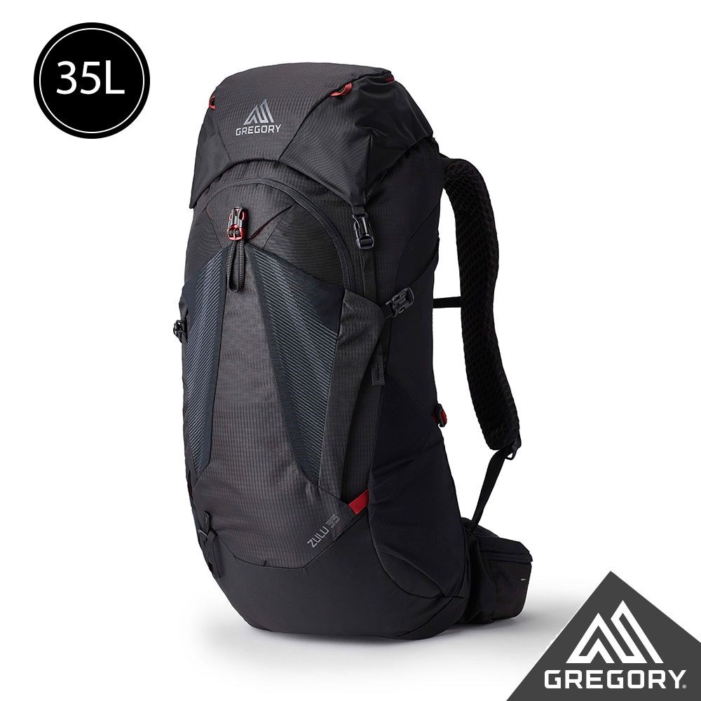 Gregory 35L ZULU登山背包 火山黑 M/L GG146671 登山包