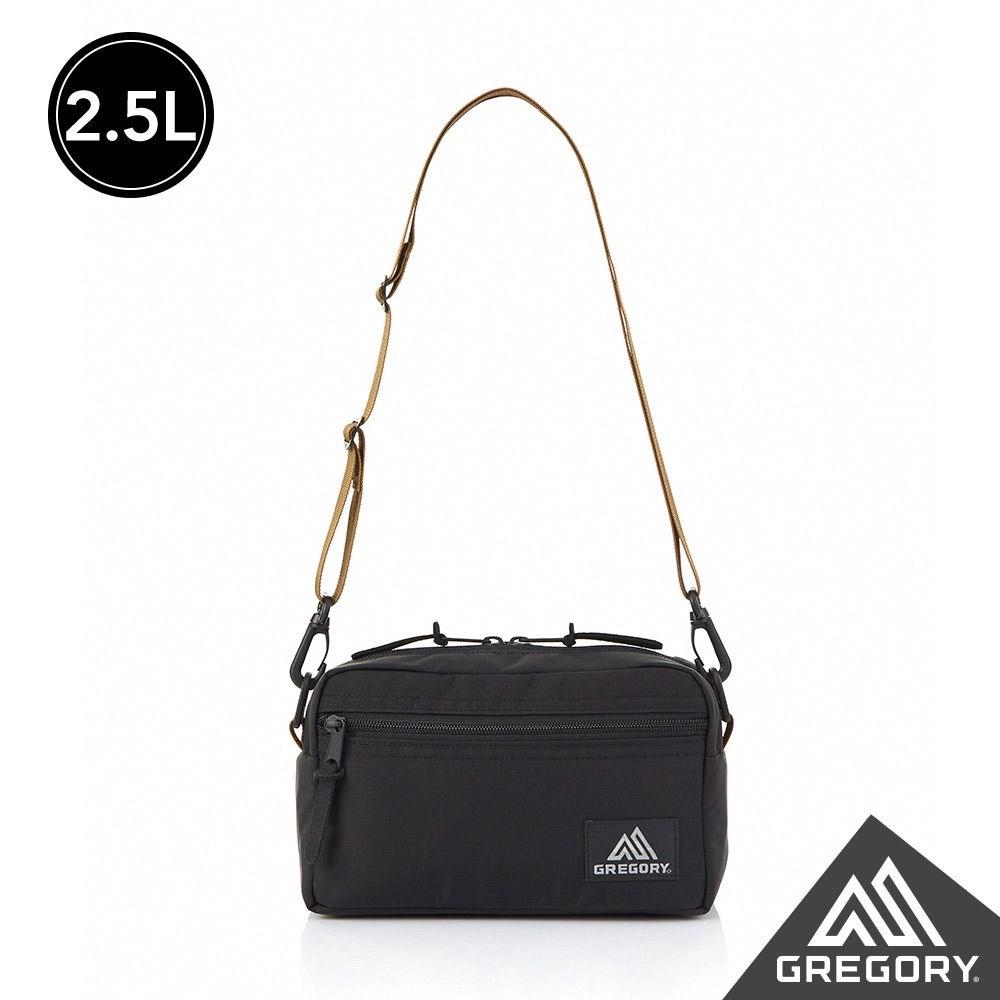 Gregory 2.5L PAD SHLD POUCH 斜背包 黑/棕 GG65380 側背包 背包