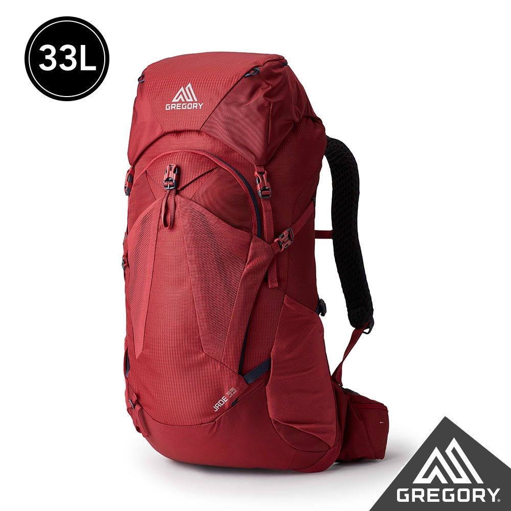 Gregory 女 JADE 33L 網架透氣背包 S/M 寶石紅 GG146662 登山背包 