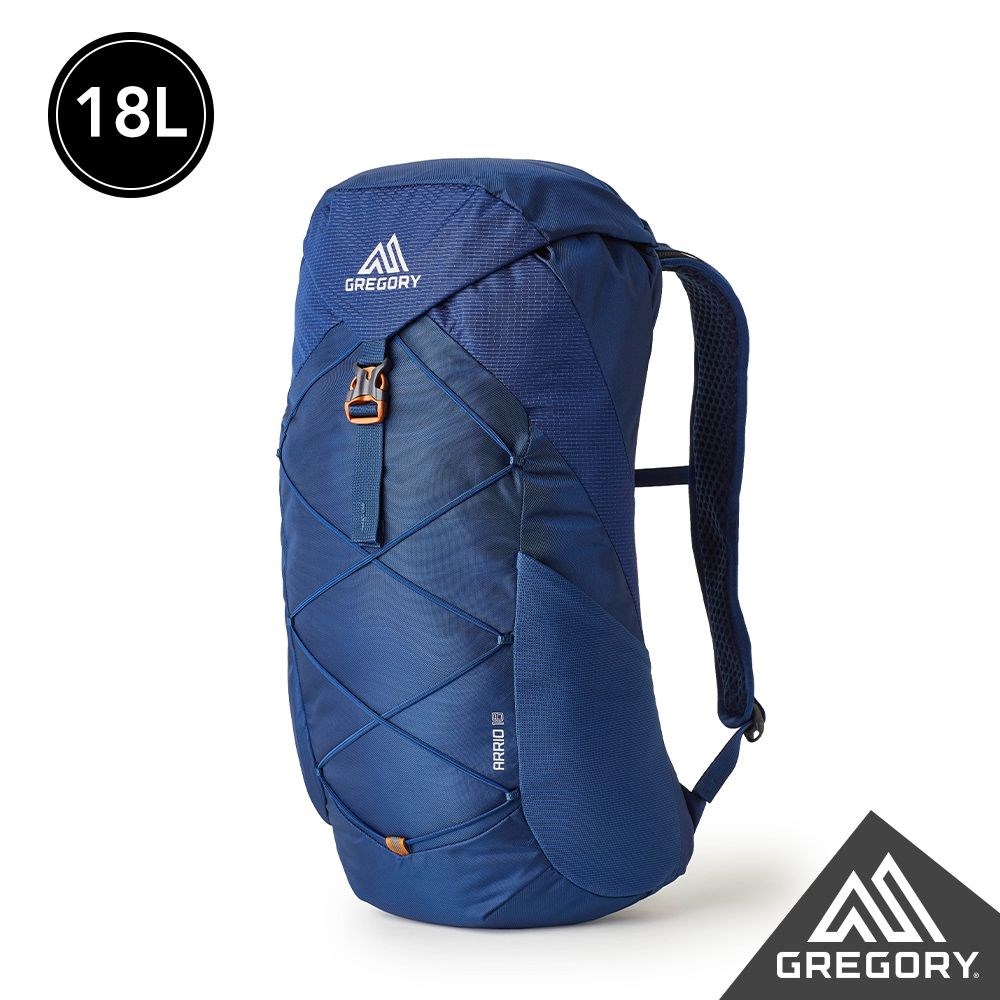 Gregory 18L ARRIO多功能登山背包 帝國藍 GG136973 透氣網架背包 登山包