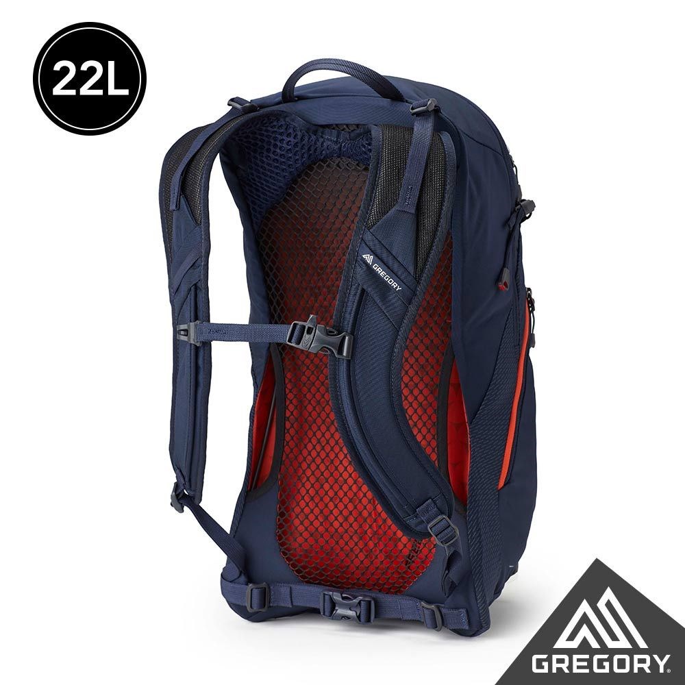 Gregory 22L ARRIO多功能登山背包 火花藍 GG138424 透氣網架背包 登山包