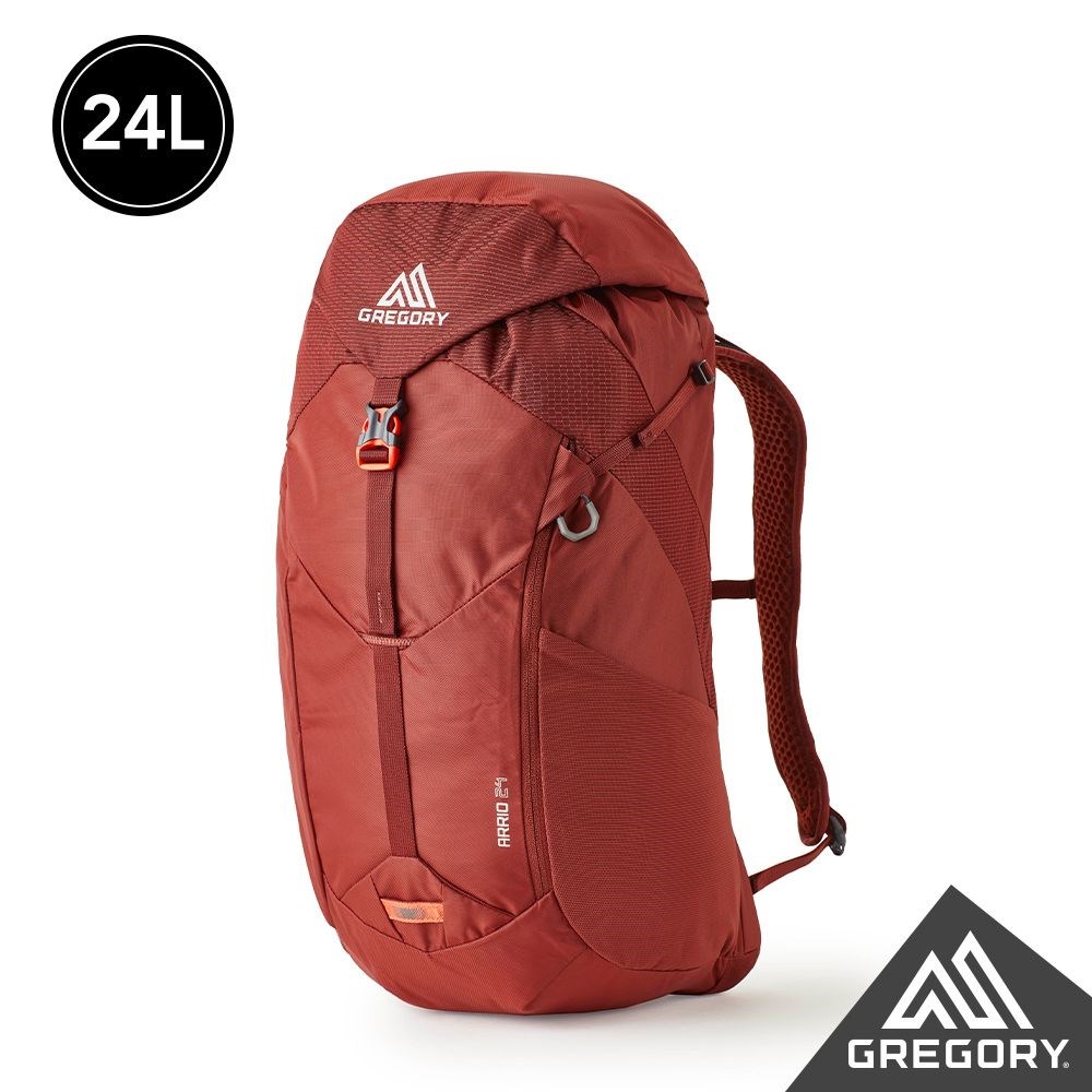 Gregory 24L ARRIO多功能登山背包 磚石紅 GG136974 透氣網架背包 登山包