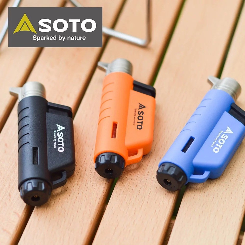 SOTO I型填充式迷你點火器 ST-485 藍/橘/黑 打火機