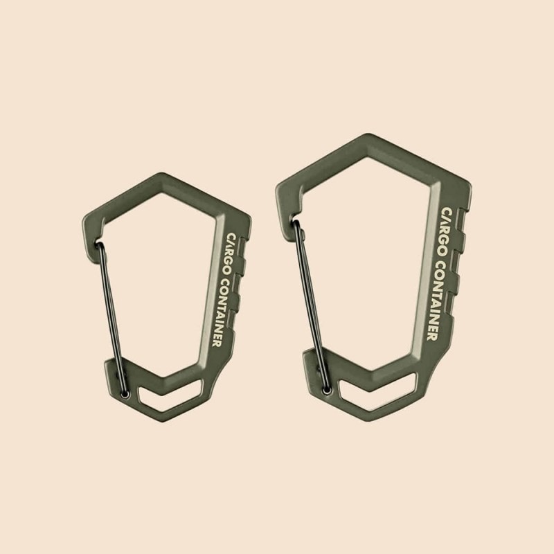 CARGO D型登山扣 M/L 軍綠 D扣 登山 露營