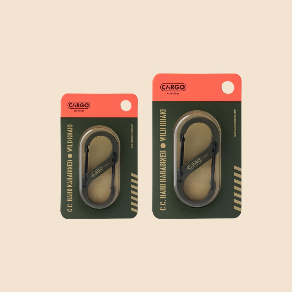 CARGO S型登山扣 M/L 軍綠 登山扣 鑰匙圈 背包扣
