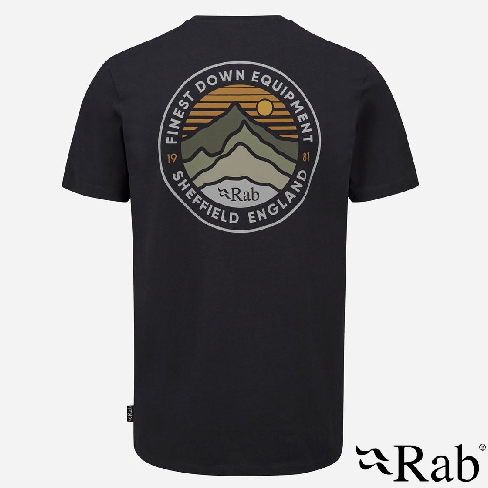 英國 RAB Basecamp 3 Peak Tee 透氣短袖有機棉T恤 男款 鯨魚灰 QCC05
