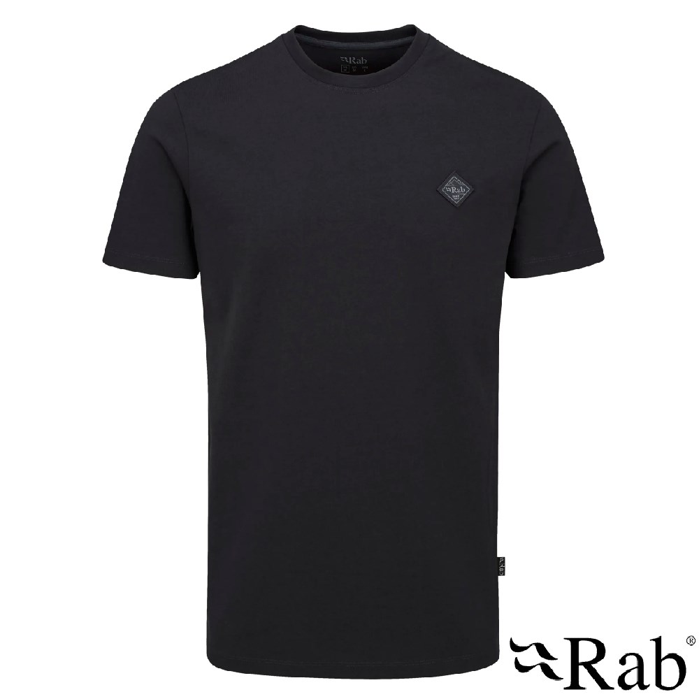 英國 RAB Basecamp Logo Badge Tee 透氣短袖有機棉T恤 男款 鯨魚灰 QCC09