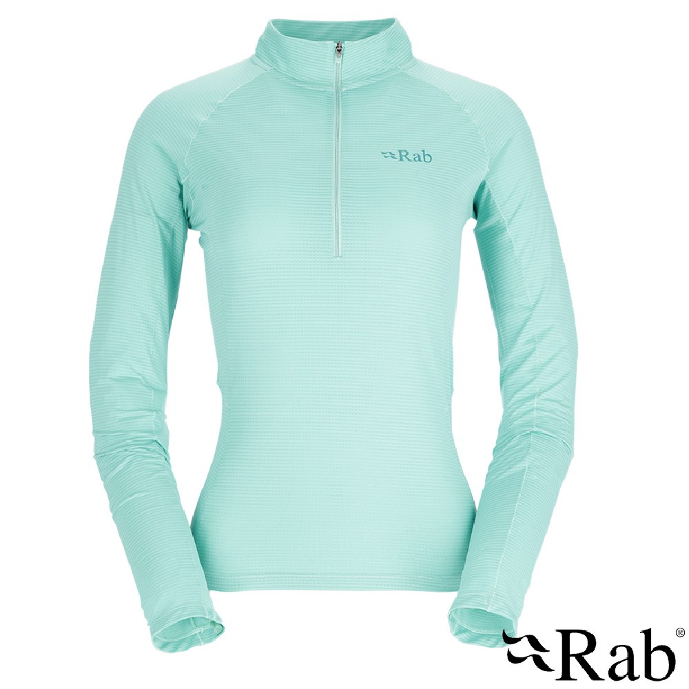 英國 RAB Sonic LS Zip Wmns 長袖透氣拉鍊排汗衣 女款 融冰 QBL04 衛生衣 運動衣