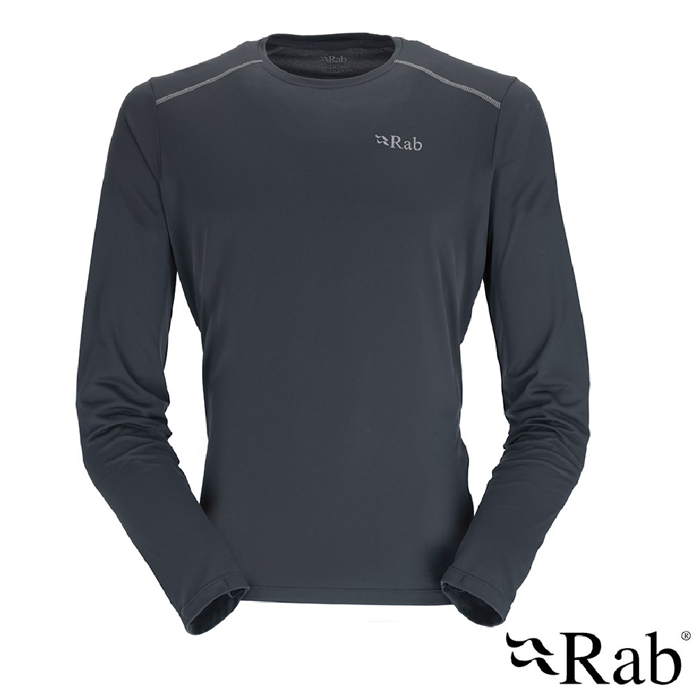 英國 RAB Force LS Tee 長袖透氣排汗衣 男款 鯨魚灰 QBL07 衛生衣 運動衣