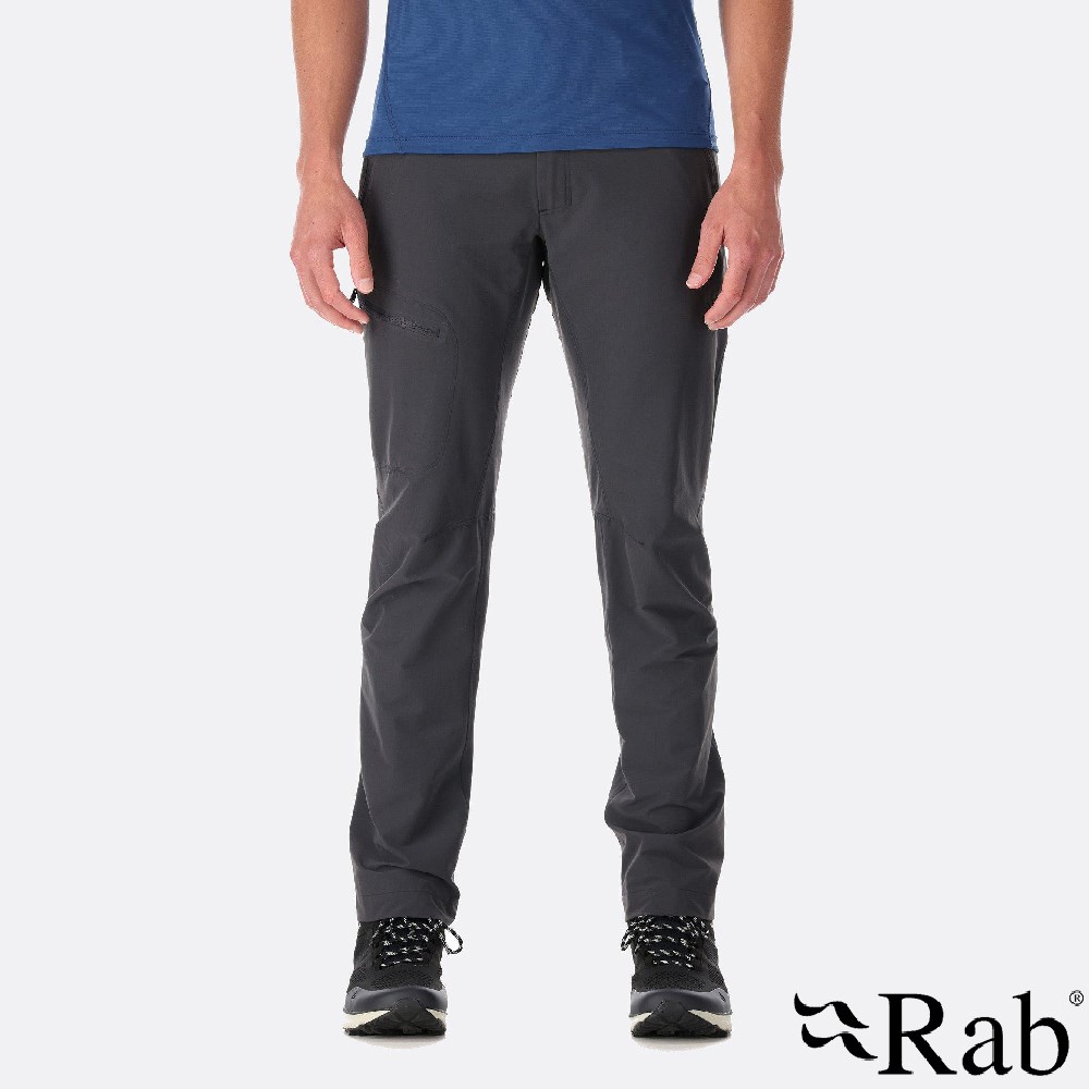 英國 RAB Incline Light Pants 輕量彈性長褲 男款 煤炭黑 QFV05 登山 露營