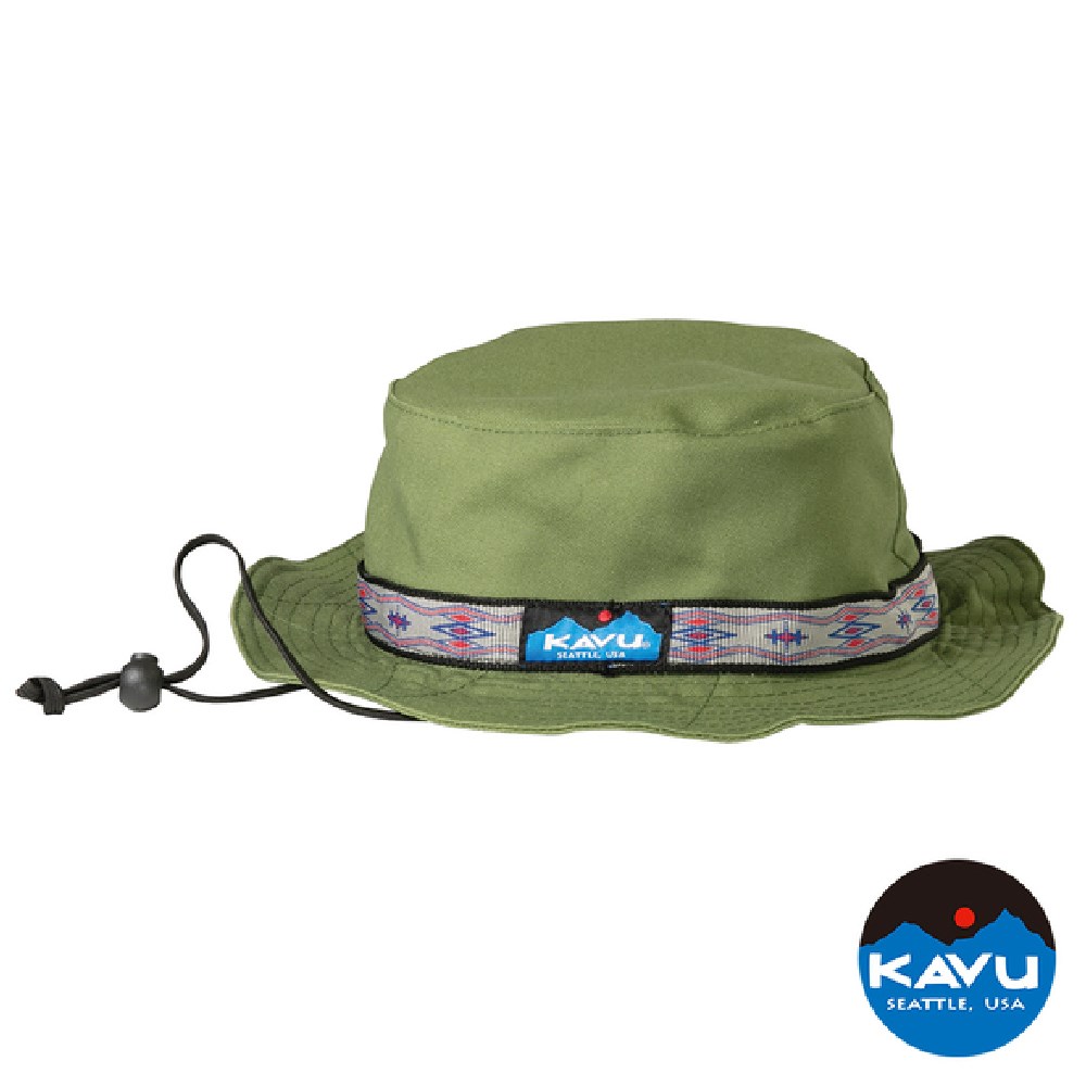 KAVU Organic Strap Bucket 民族編織帶漁夫帽 蕨綠 K1169 帽子 漁夫帽