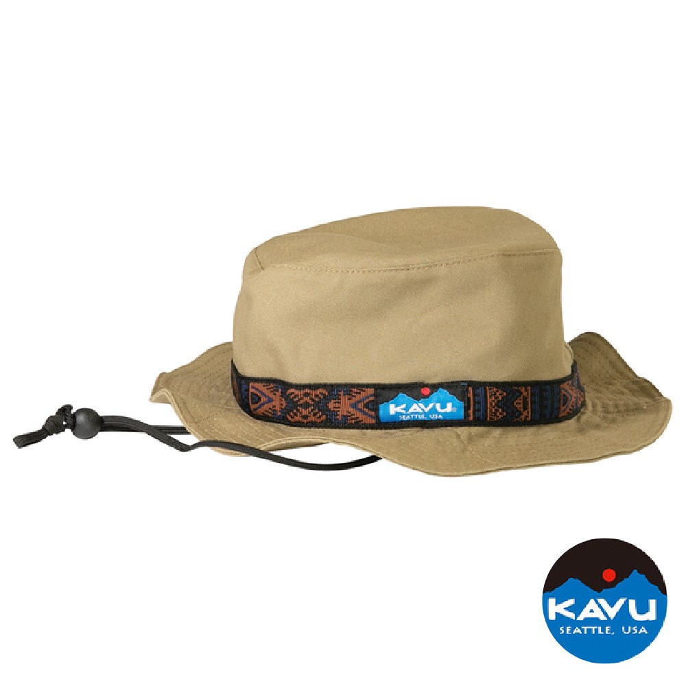 KAVU Organic Strap Bucket 民族編織帶漁夫帽 傳統卡其 K1169 帽子 漁夫帽