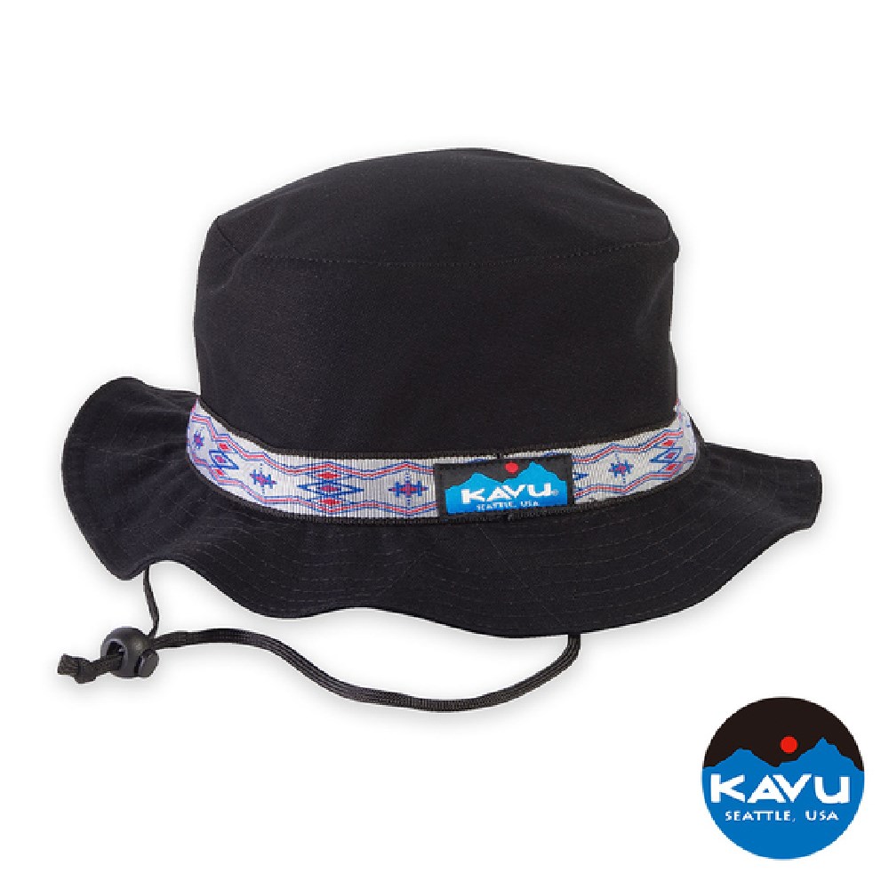 KAVU Organic Strap Bucket 民族編織帶漁夫帽 烏黑 K1169 帽子 漁夫帽