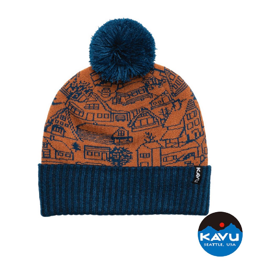 KAVU Herschel 時尚保暖毛帽 聖誕小村 K1008 保暖 毛帽 登山 滑雪
