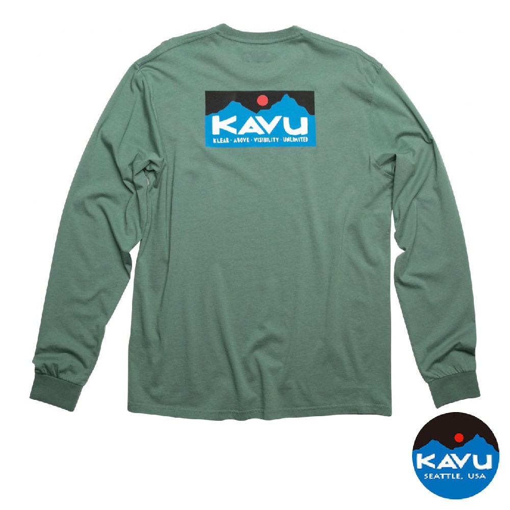 KAVU LS Etch Art 男款 經典長袖恤衫 黑暗森林 K8070 長袖 有機棉 T恤