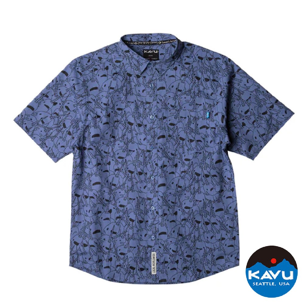 KAVU Festaruski 男款 短袖襯衫 獨角鯨 K5036 襯衫 有機棉