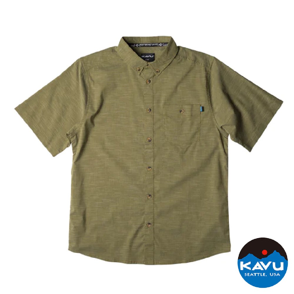 KAVU Welland 男款 經典休閒襯衫 泥苔癬 K5124 襯衫 有機棉