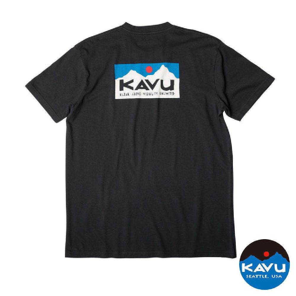 KAVU Klear Above Etch Art 男款 短袖T恤 黑 K847 有機棉