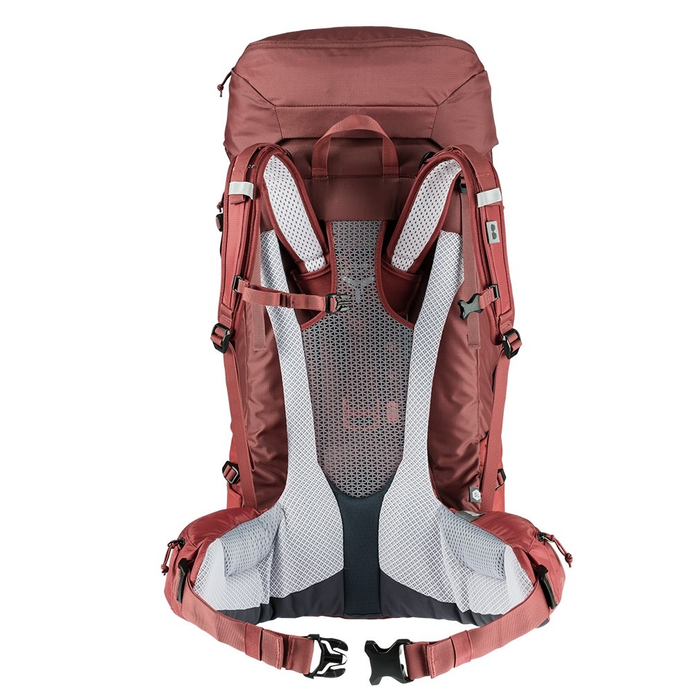 Deuter 男 FUTURA AIR TREK網架直立式透氣背包 55+10SL 3402221 岩漿紅 登山背包