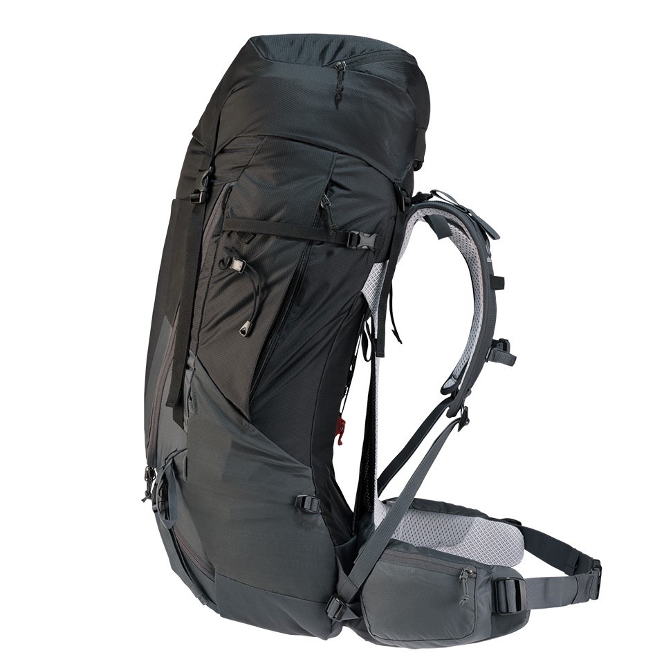 Deuter 男 FUTURA AIR TREK網架直立式透氣背包 55+10SL 3402221 黑 登山背包