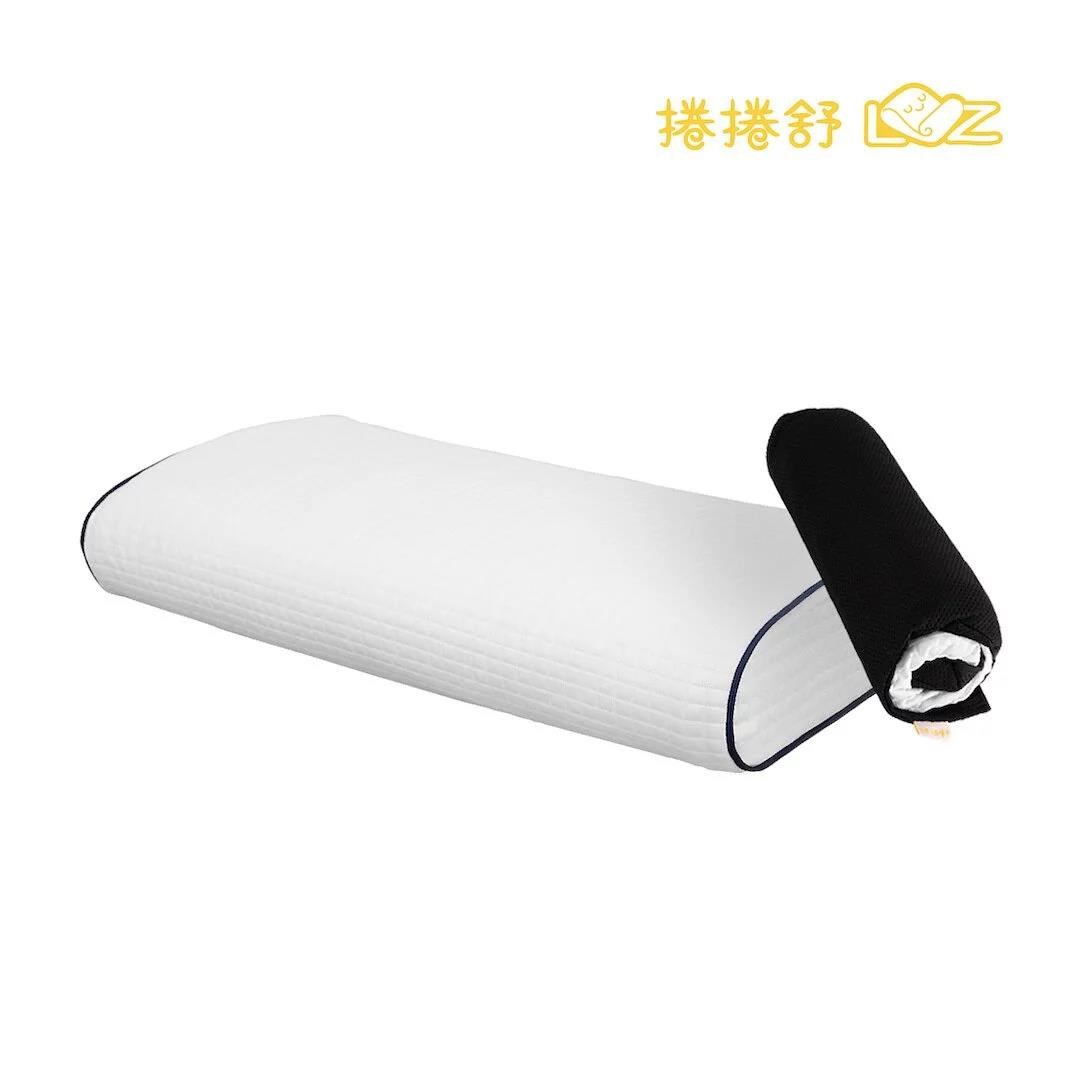 捲捲舒 壽司枕 旗艦款 Premium 麵包型 藍邊/紅邊 可以機洗 記憶棉 露營枕 枕頭