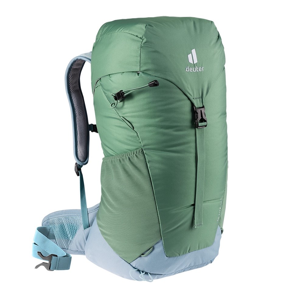 Deuter 女 AC LITE 28SL透氣網架背包 3420921 蘆薈綠 登山包 背包