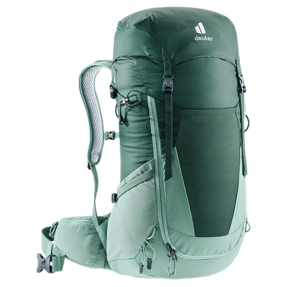 Deuter 女 FUTURA 24SL透氣網架背包 3400521 森林綠 登山背包 登山包