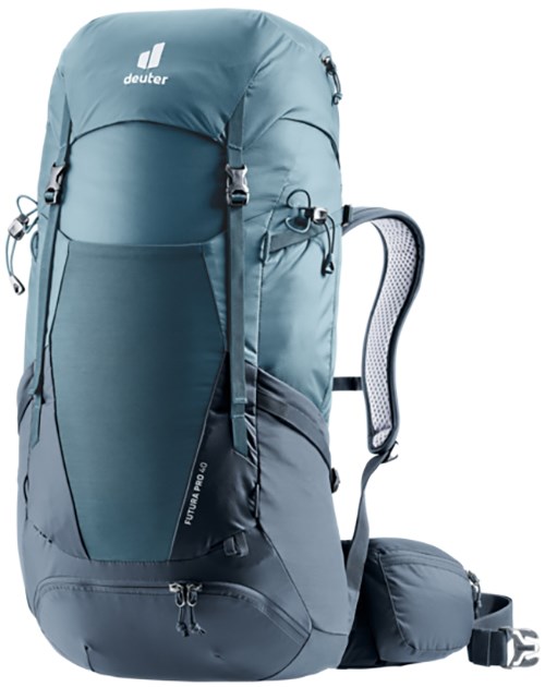 Deuter 男 FUTURA PRO 40L透氣網架背包 3401321 霧藍 登山背包 登山包