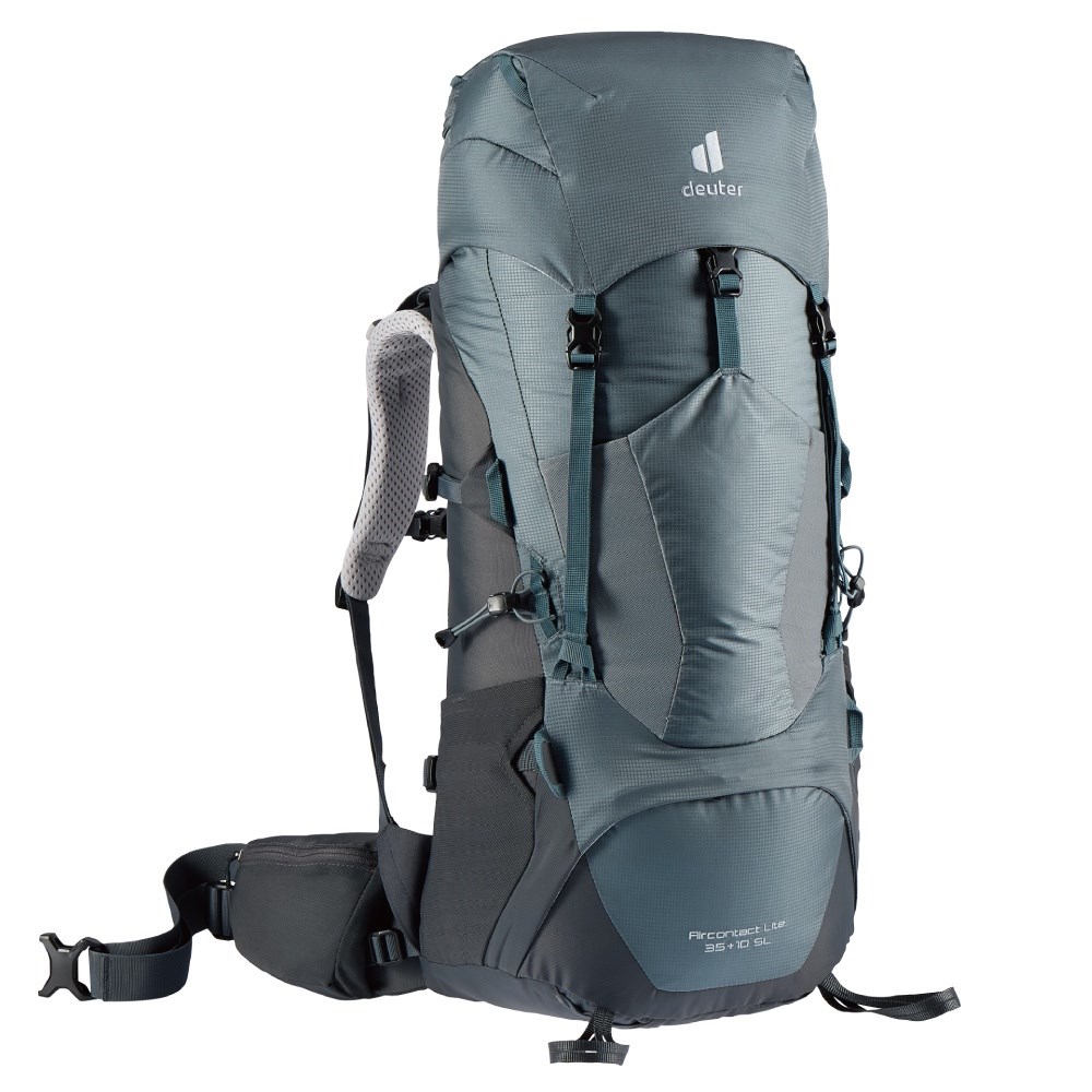Deuter 女 AIRCONTACT LITE 35+10SL 拔熱式透氣背包 3340221 深灰黑 登山背包