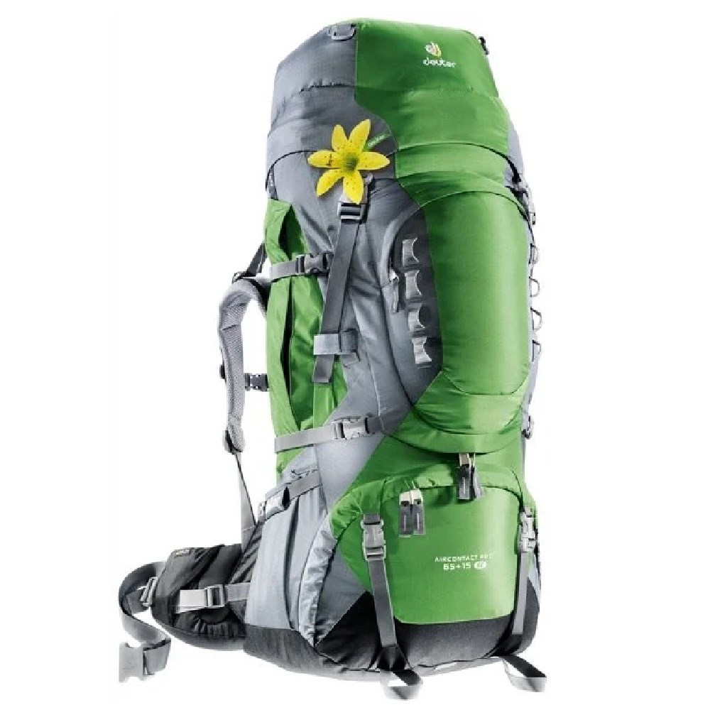 特價出清 Deuter 女 AIRCONTACT PRO 拔熱透氣背包 65+15SL 33833 綠 登山背包 健行背包