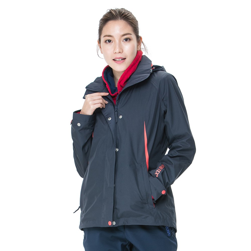 特價出清 ATUNAS 歐都納 女 經典G/T2件式外套 藍黑 A-G1658W GTX 防風