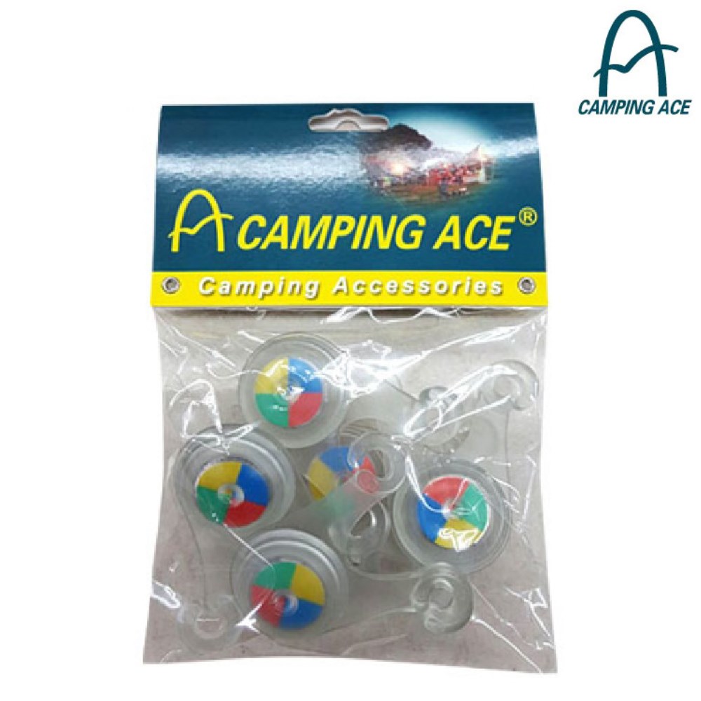 Camping Ace 野樂 彩色營繩燈 七彩變化 5入一組 裝飾燈 單車車尾燈 青蛙燈