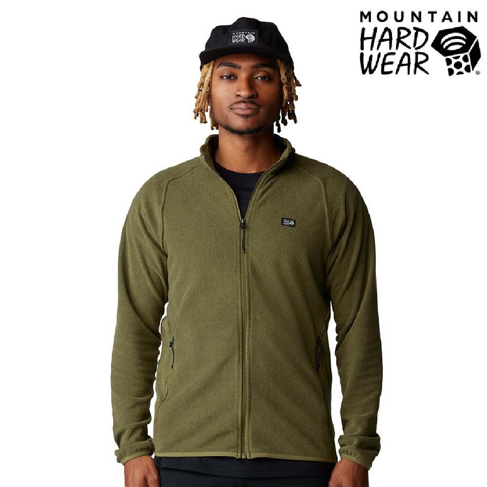 Mountain Hardwear 保暖刷毛立領外套 男款 搏擊綠 2104701 刷毛外套 保暖外套