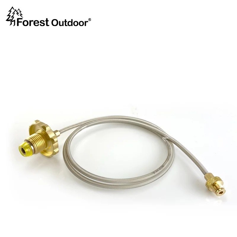Forest Outdoor 瓦斯桶轉高山轉接管 轉接管 瓦斯管 露營 登山
