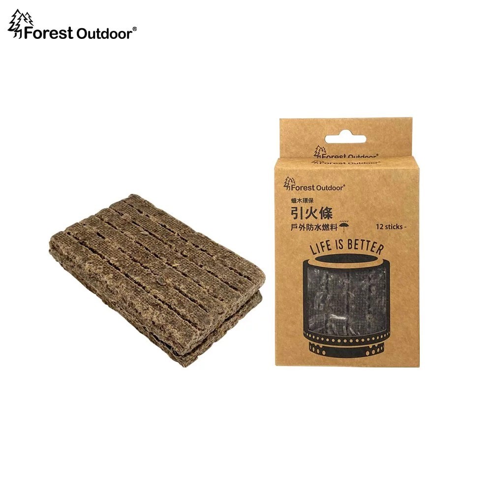 Forest Outdoor 引火條 無味無毒 助燃 起火快速 木蠟條