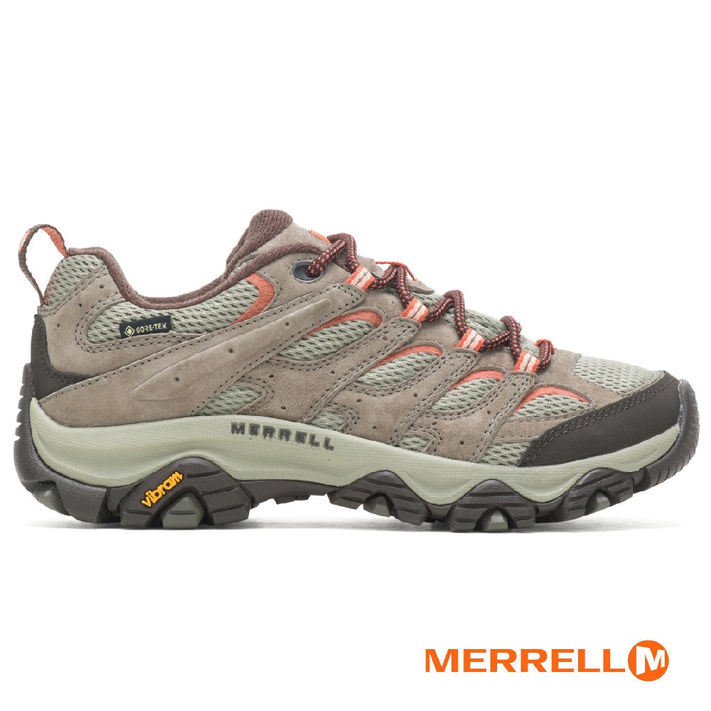 Merrell MOAB 3 GTX 低筒防水登山鞋 女款 ML500230 拿鐵棕 健行鞋 登山鞋