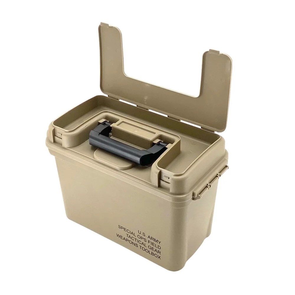 Forest Outdoor US ARMY美軍塗裝款軍事風工具箱 沙色 工具箱 收納箱