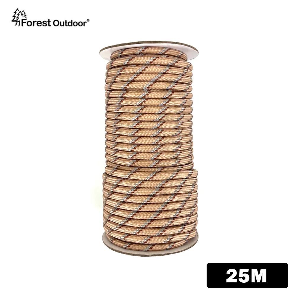 Forest Outdoor 高反光 5mm SP等級細目編織營繩 25米 50米 營繩