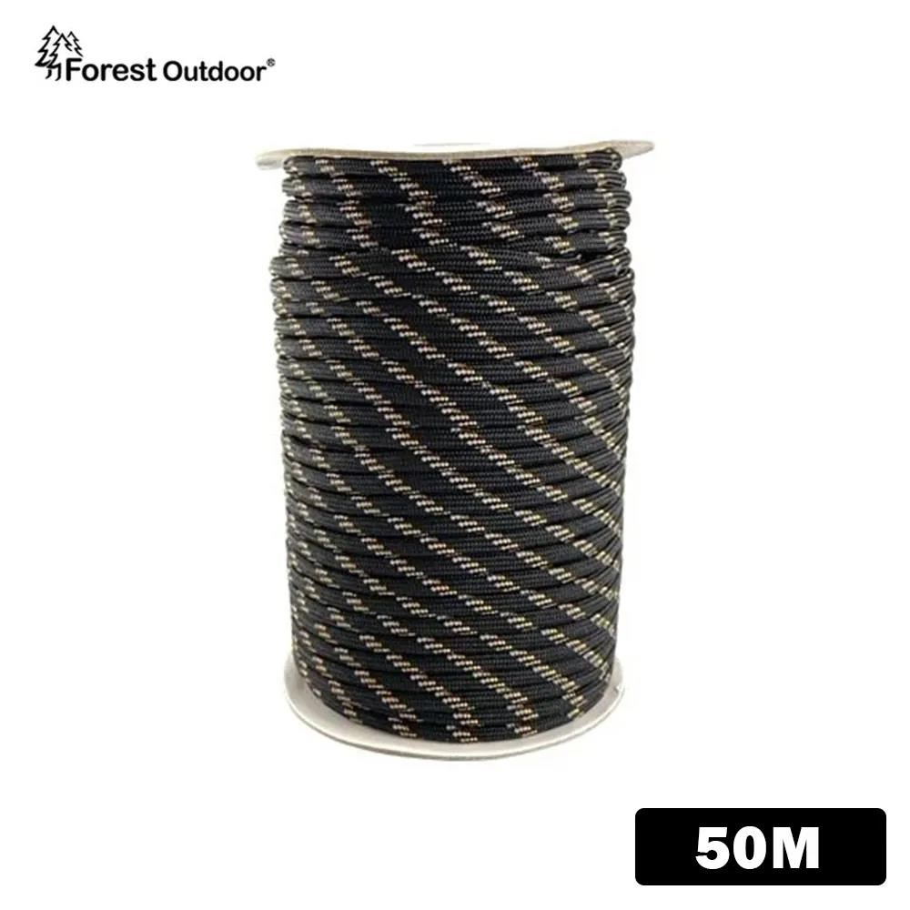 Forest Outdoor 高反光 5mm SP等級細目編織營繩 25米 50米 營繩